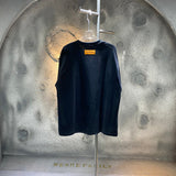 Side profile of Louis Vuitton cotton t-shirt with runway-inspired design