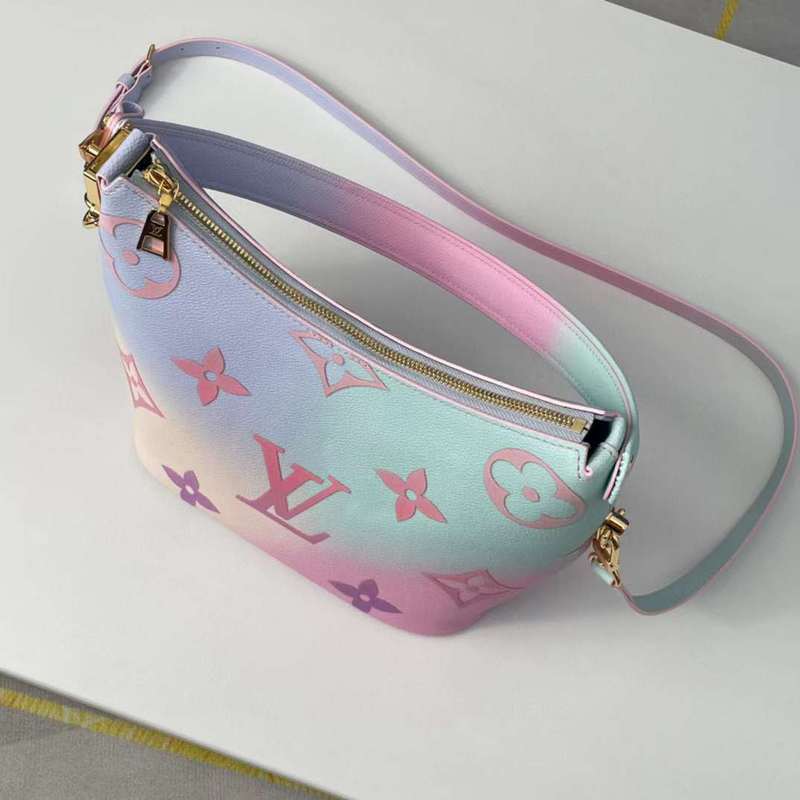 Top view of signature statement women's handbag – women's designer-style accessory