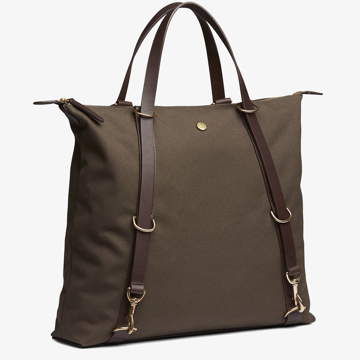 Zivas Charm Sleek Silhouette Designer Tote Bag (Premium Everyday Carry) – Side Profile