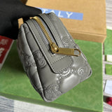 Side view of statement structured handbag