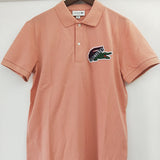 Front view of Lacoste luxury clothing with tailored silhouette