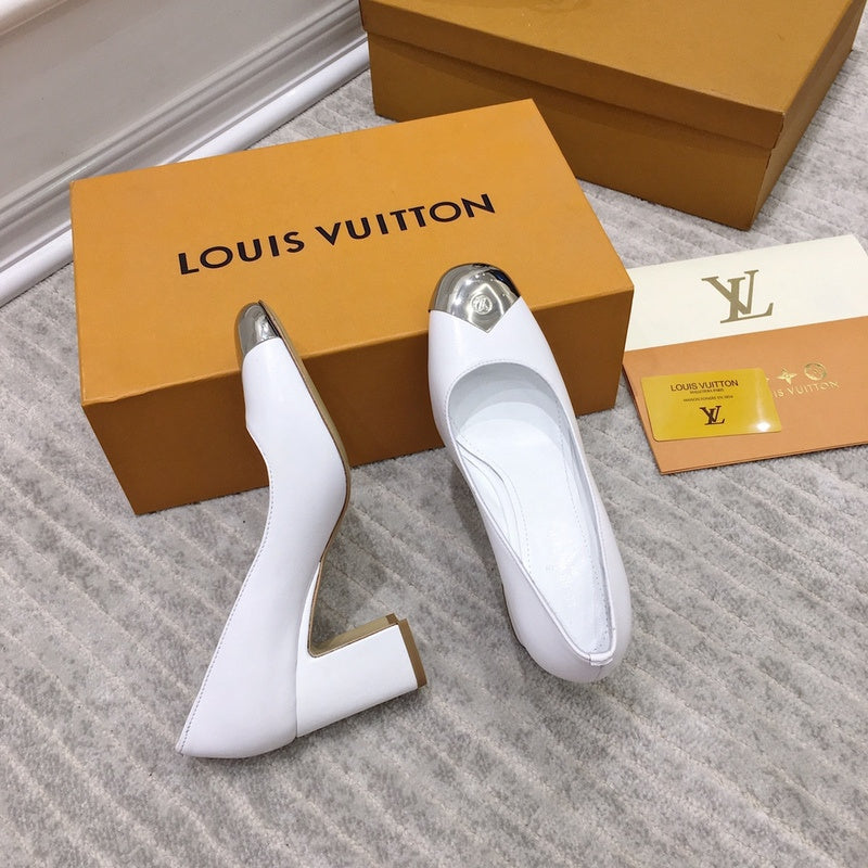Louis Vuitton Red Chunky Platform Sneakers - Toe Detail View