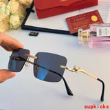 Angled view of Cartier unisex sunglasses