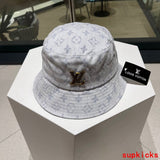 Close-up detail view of Louis Vuitton unisex cap