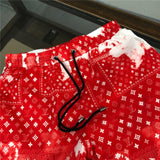 Close-up detail shot of Louis Vuitton cotton t-shirt with runway-inspired design