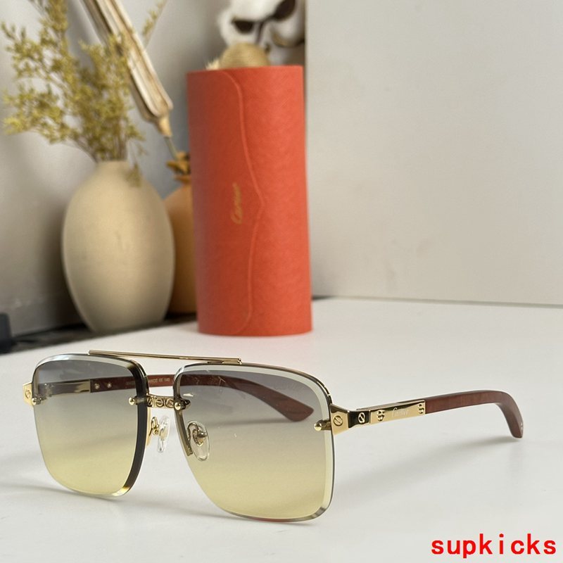 Full view of Cartier unisex sunglasses