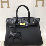Close-up detail of modern bag design