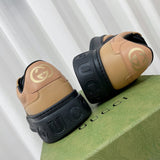 Gucci neutral cream luxury sneakers view 7 signature lace-up style