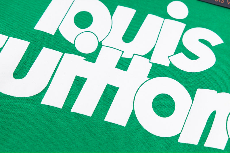 Front view of Louis Vuitton luxury clothing with streetwear-inspired cut