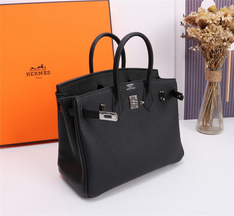 Side view of versatile structured handbag