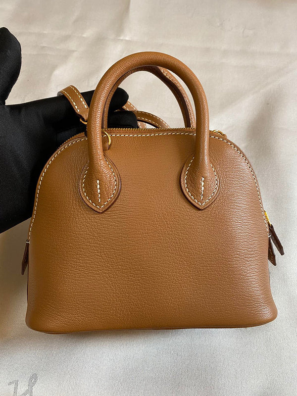 Close-up detail of minimalist bag design