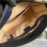 Side profile of sleek refined women's handbag – women's statement bag