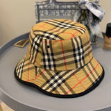 Angled view of Burberry unisex cap