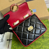 Close-up detail of signature chic women's handbag – women's luxury handbag
