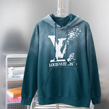 Front view of Louis Vuitton luxury clothing with tailored silhouette