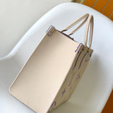  Polished crossbody bag carried on shoulder