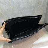 Contemporary Vegan Leather Handbag - Statement Silhouette | Women's Statement Accessory #190 - styled full view (image 7) of designer-inspired handbag