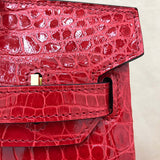 Close-up detail of understated bag design