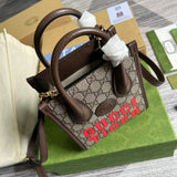 Side profile of everyday-luxe structured women's handbag – women's designer-style accessory