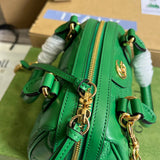 Interior view of chic polished women's handbag – women's statement bag