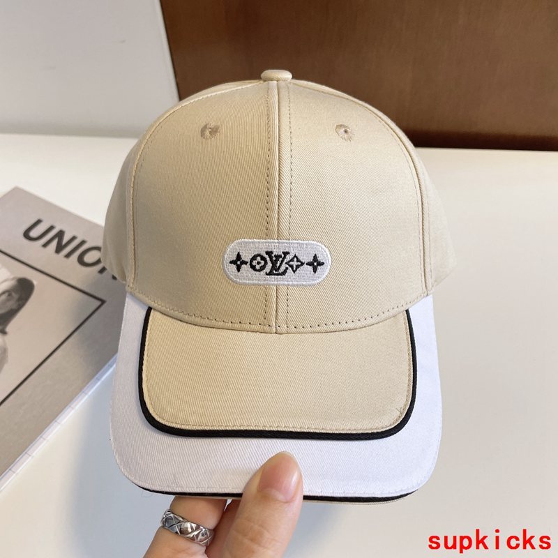 Close-up detail view of Louis Vuitton unisex cap