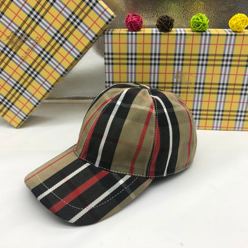 Side view of Burberry unisex cap