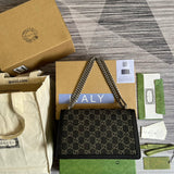 Front view of signature premium women's handbag – women's designer-style accessory