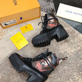 Louis Vuitton luxury shoes detail shot
