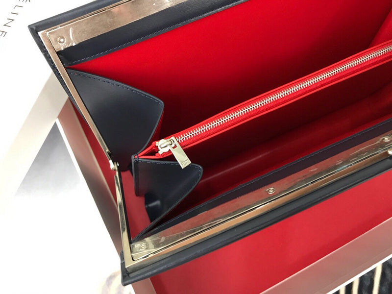 Top view of statement refined women's handbag – women's premium purse