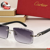 Side view of Cartier unisex sunglasses