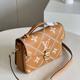 Styled lifestyle shot of modern statement women's handbag – women's luxury accessory