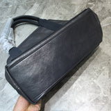 Sophisticated Vegan Leather Handbag - Versatile Everyday Design | Women's Everyday Carry Handbag #780 - hardware and detail close-up (image 5) of designer-inspired handbag
