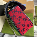 Interior view of structured refined women's handbag – women's statement bag