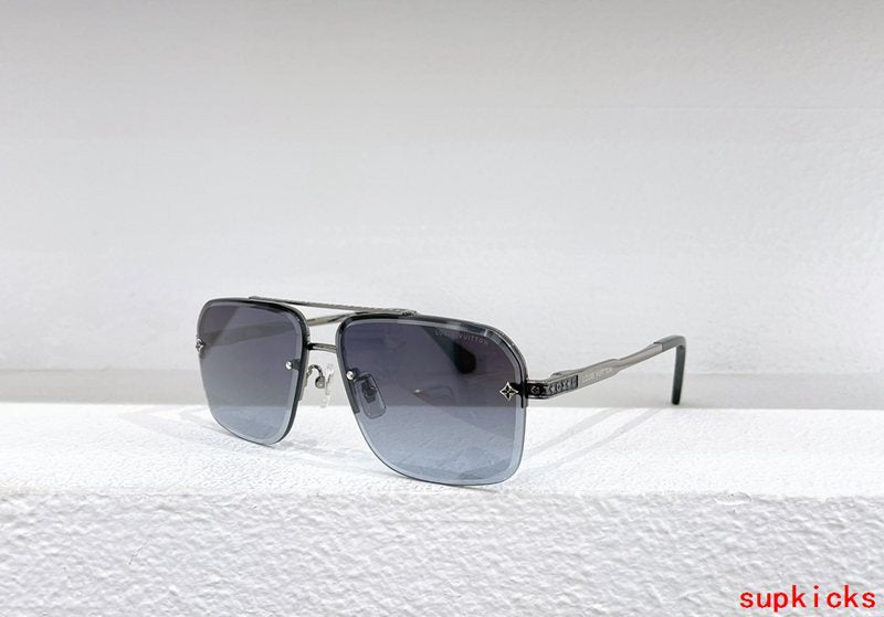 Side view of Louis Vuitton unisex sunglasses