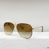 Side view of Louis Vuitton unisex sunglasses