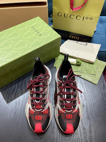 Gucci two-tone luxury sneakers view 11 sleek tonal finish