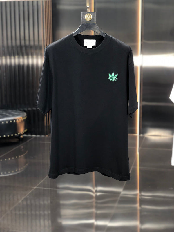 Side profile of Gucci luxury clothing with streetwear-inspired cut