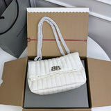 Zivas Charm Polished Finish Statement Handbag (Designer-Inspired Craftsmanship) – Front View