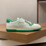Gucci stone beige luxury sneakers view 5 classic court silhouette