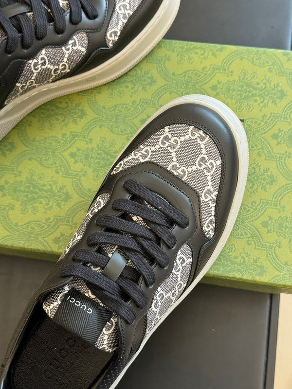 Gucci muted earth tones luxury sneakers view 8 everyday casual design