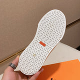 Hermès Black Classic Ballet Flats - Heel Detail View