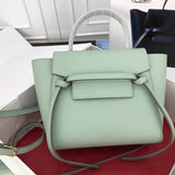Front view of classic modern women's handbag – women's luxury accessory
