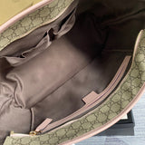Close-up detail of everyday-luxe structured women's handbag – women's statement bag
