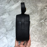 Chic Faux Leather Handbag - Premium Craftsmanship Detailing | Women's Designer-Inspired Purse #805 - back view (image 4) of designer-inspired handbag