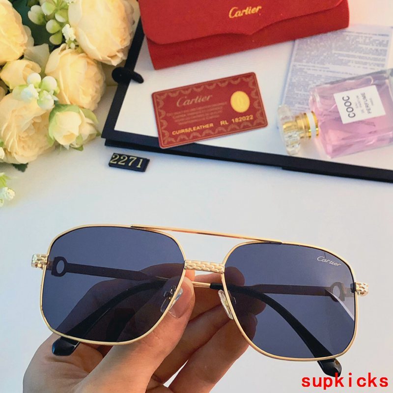 Side view of Cartier unisex sunglasses