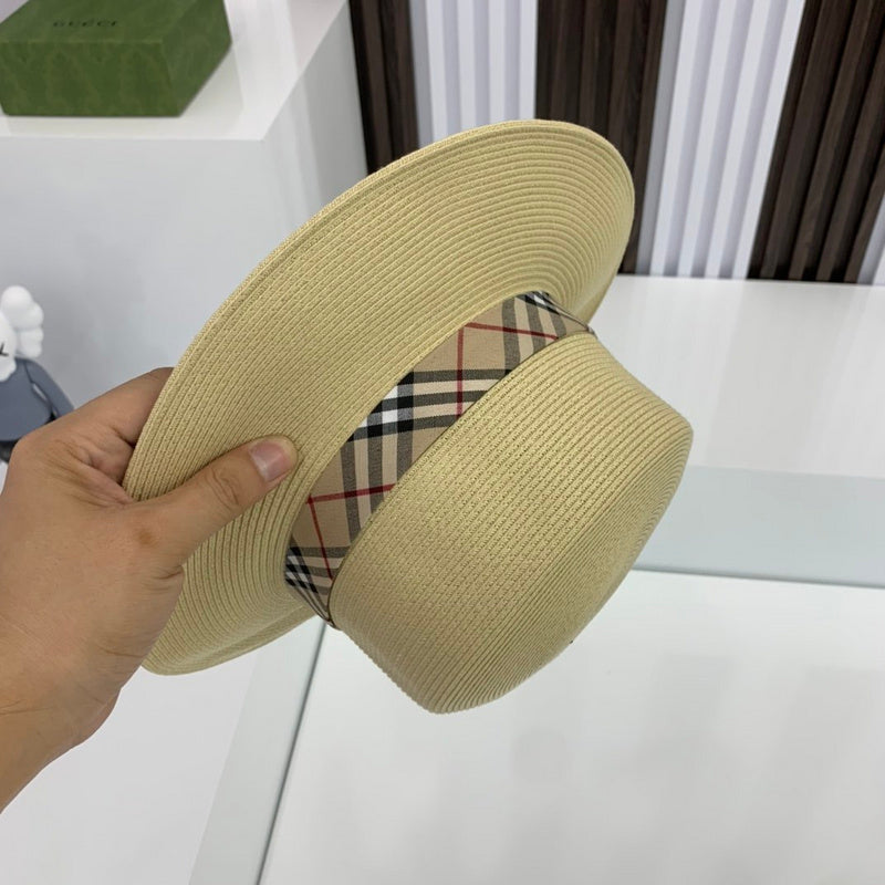 Front view of Burberry unisex cap