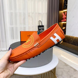 Hermès Burgundy Slip-On Sneakers - Heel Detail View