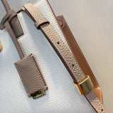 Elegant Vegan Leather Handbag - Refined Silhouette | Women's Fashion Handbag #1093 - back view (image 4) of designer-inspired handbag