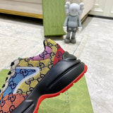 Gucci sneakers detailed view showing premium designer craftsmanship
