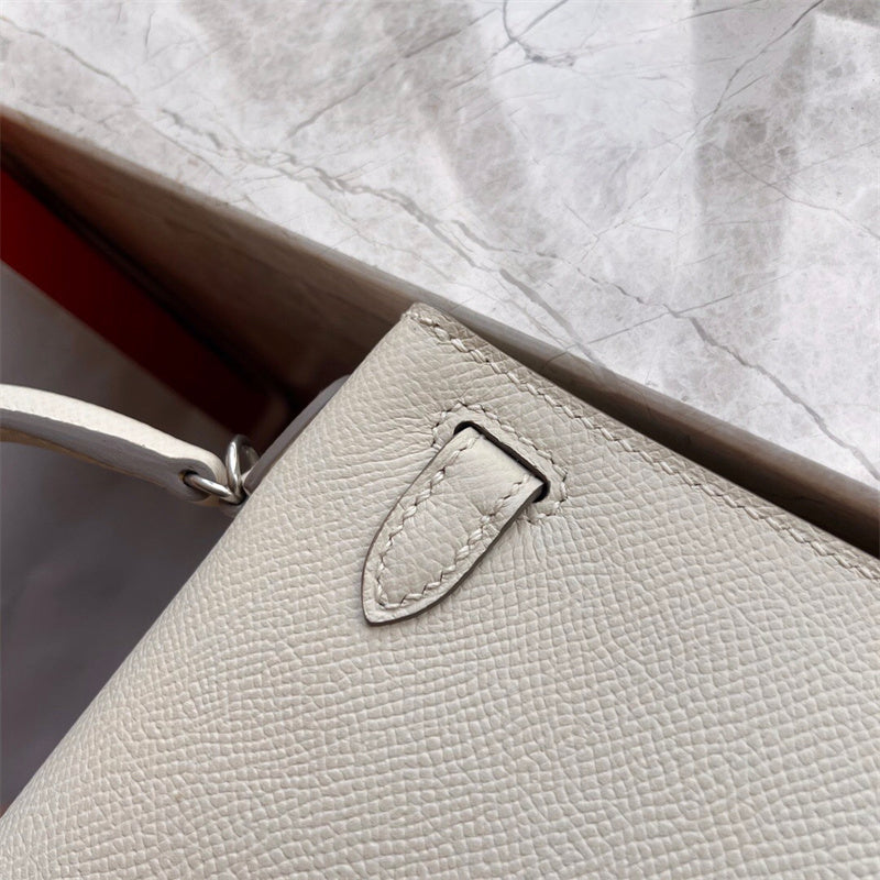Sophisticated bag shown from front angle